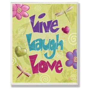 Live Laugh Love Wall Plaque